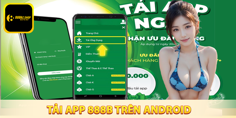 Tải app 888B cho hệ điều hành Android